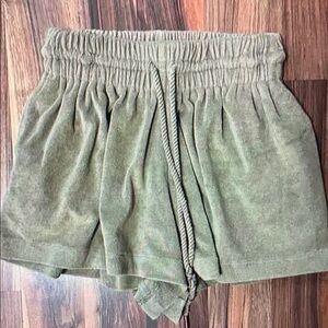 Sheike Olive Green Athletic Shorts